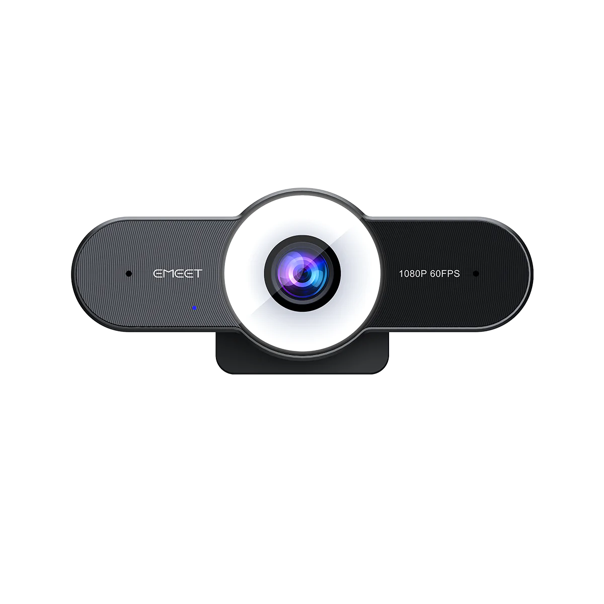 EMEET 1080P Webcam with Microphone - 60FPS Streaming Camera with Light, 3  Level Lights, 2 Noise-Cancelling Mics, C970L Computer Camera with Privacy