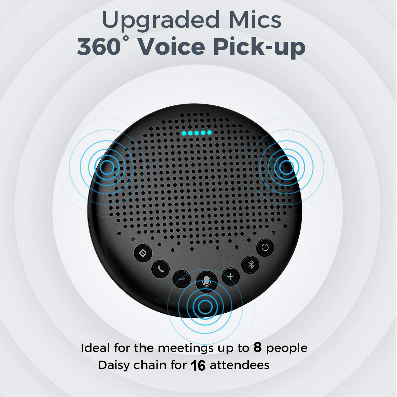 360 Degree Voice Pick-up Speakerphone Luna
