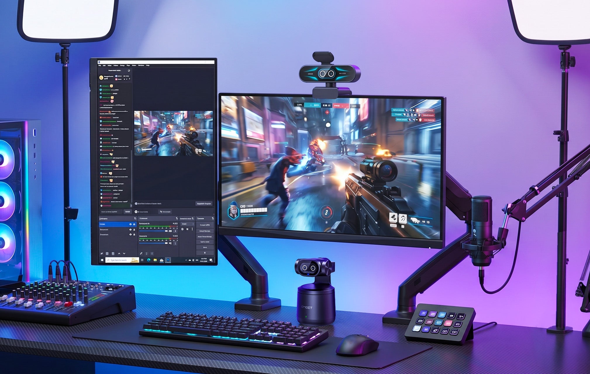 Best Gaming Streaming Setup Equipment for 2026 (Webcam, Microphone & Lighting Guide)