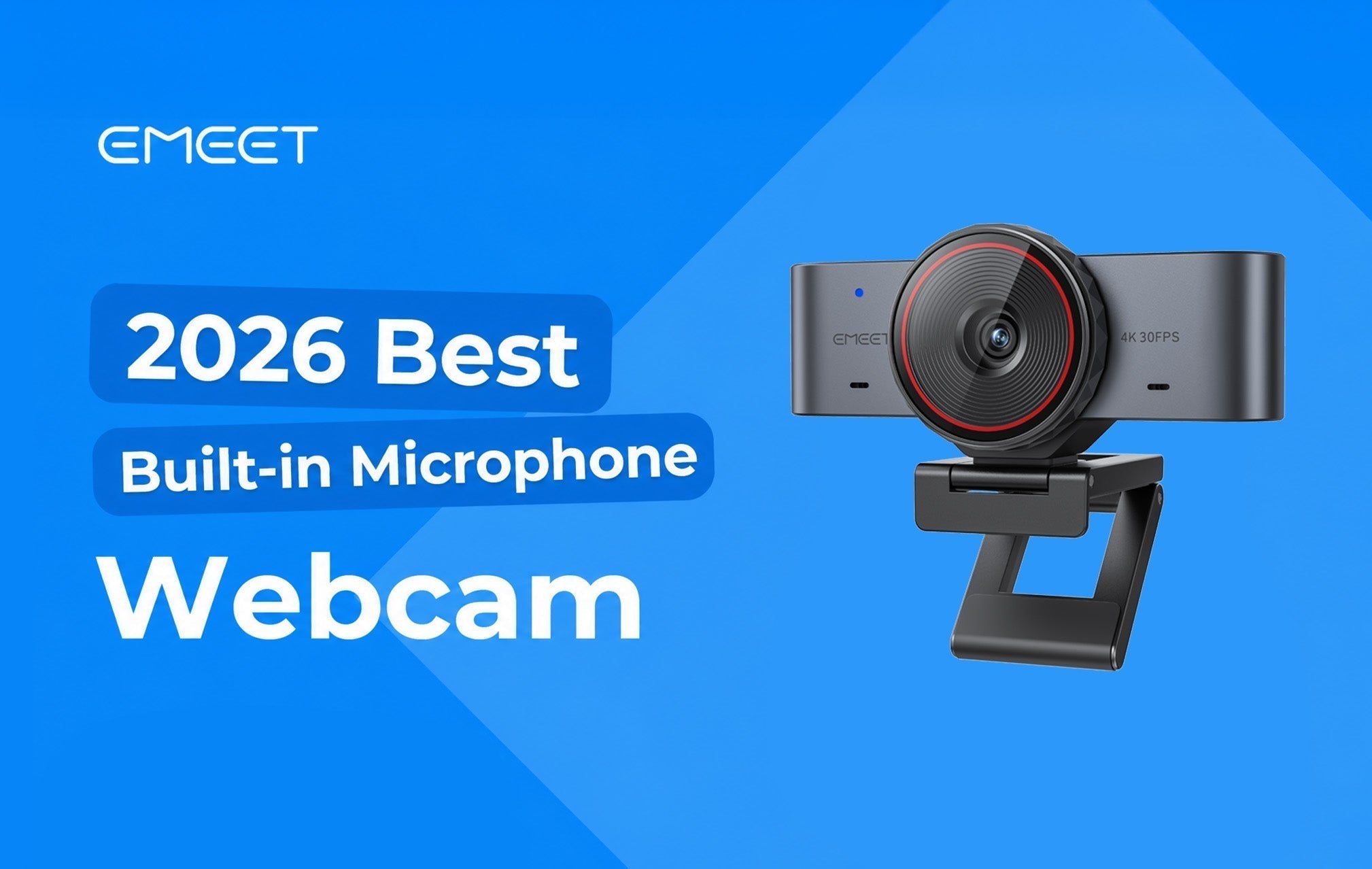 Best Webcams with Built-In Microphones in 2026: Clear Audio for Meetings, Streaming & Remote Work