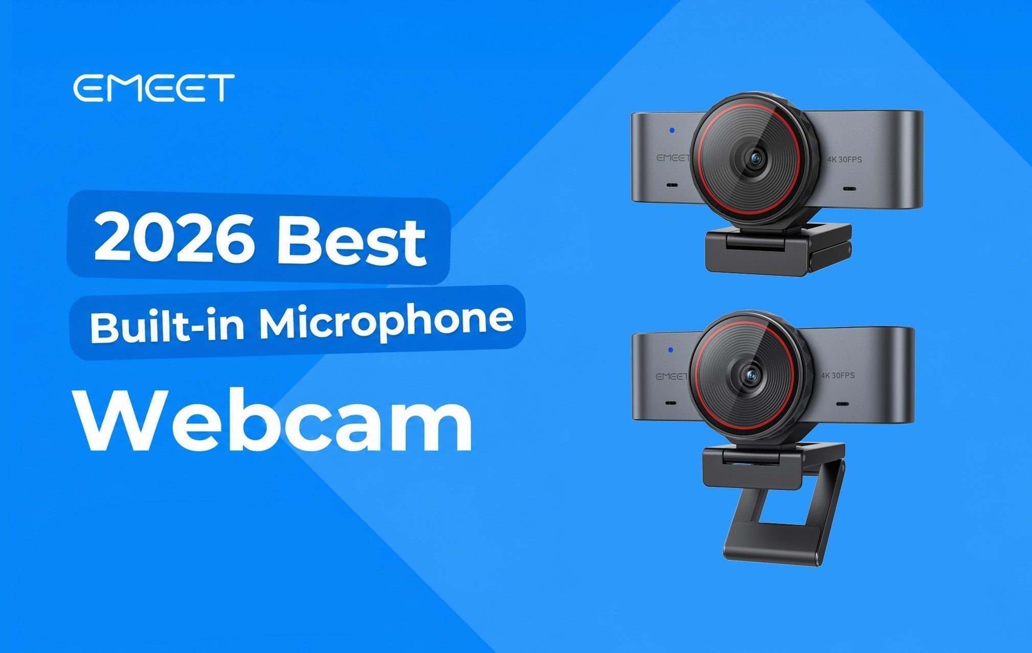Best Webcams with Built-In Microphones in 2026: Clear Audio for Meetings, Streaming & Remote Work