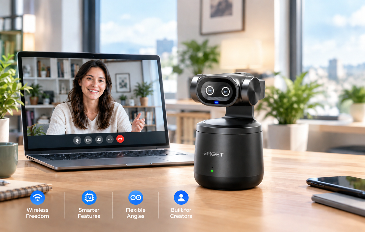 Wireless Webcam Buying Guide 2026: How to Choose the Right Camera for Work, Streaming & Solo Creators
