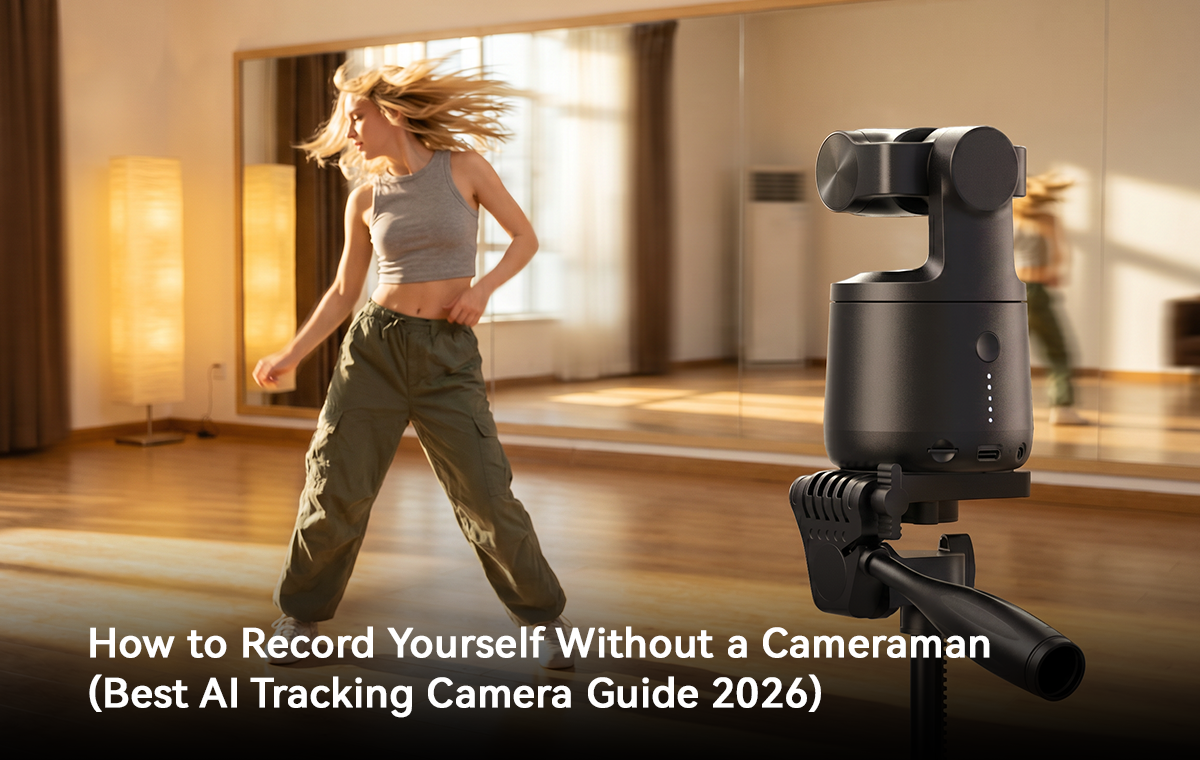 How to Record Yourself Without a Cameraman (Best AI Tracking Camera Guide 2026)