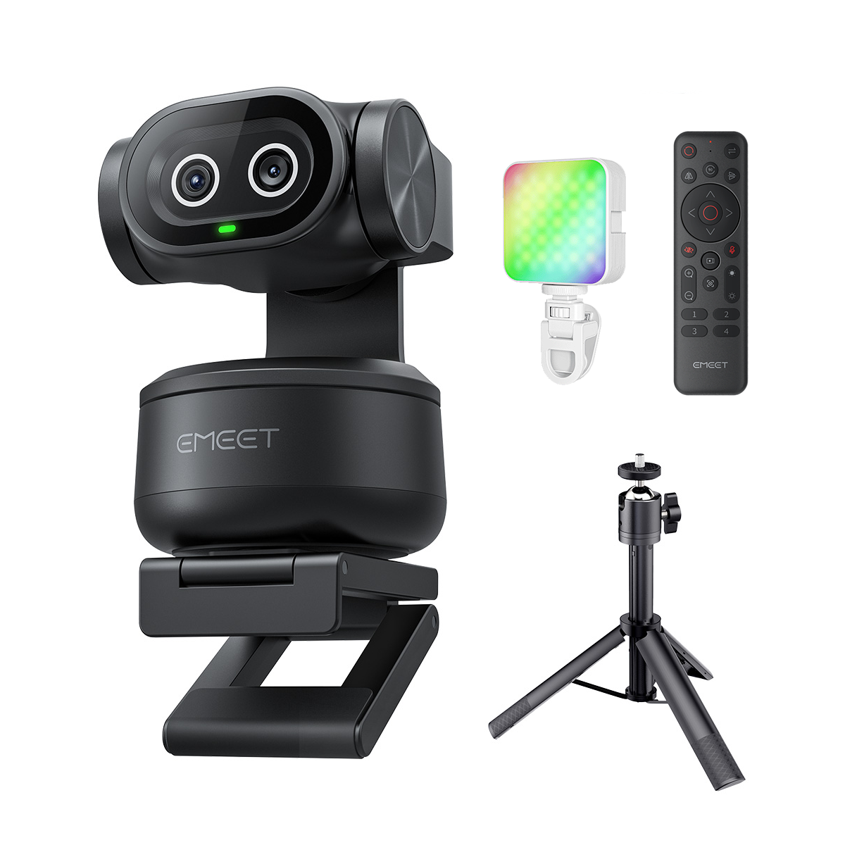 EMEET PIXY Dual Camera 4K Webcam 本体 EMEET PIXY Dual-Camera AI PTZ 4K Webcam