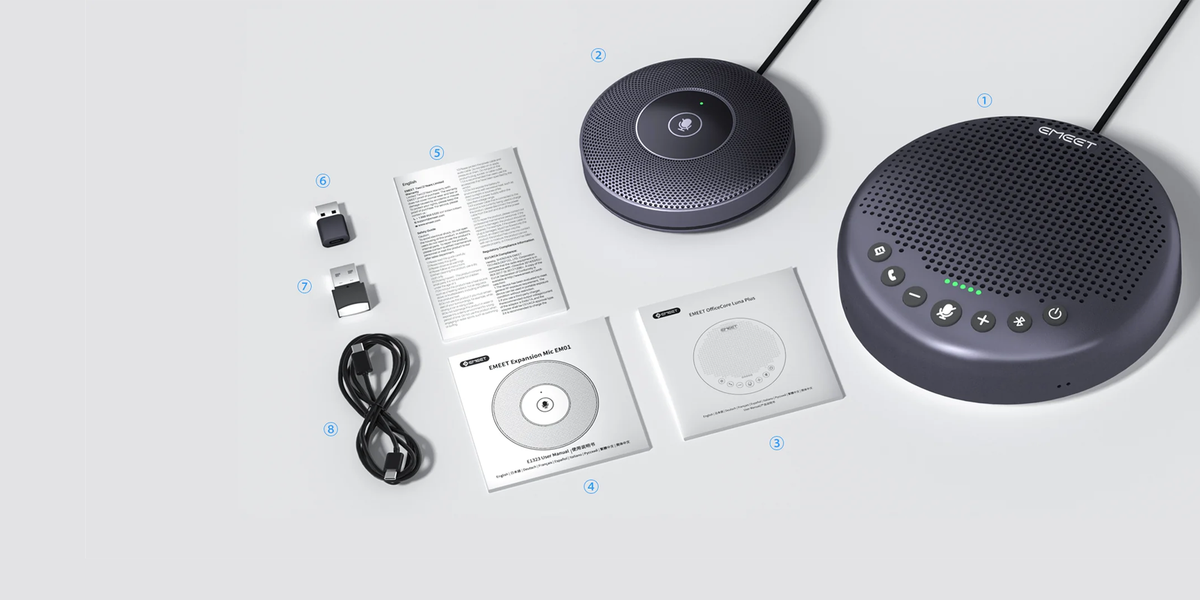 EMEET OfficeCore Luna Plus Meeting Kit – EMEET Japan